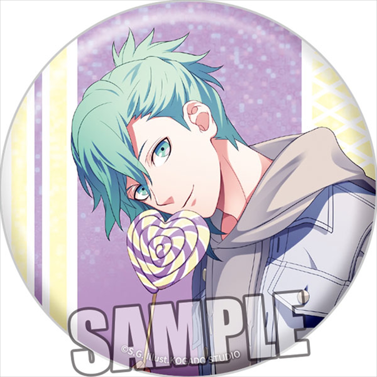 うたの☆プリンスさまっ♪ BIGホログラム缶バッジ Love Pop Candy Ver