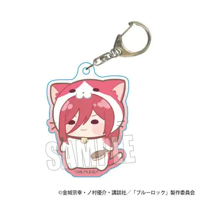 もふまにあアクリルキーホルダー ブルーロック/千切 豹馬