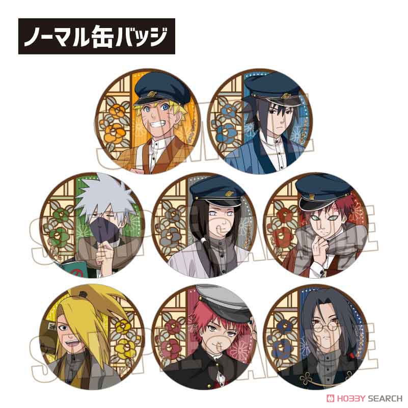 トレーディング缶バッジ NARUTO-ナルト- 疾風伝/書生風ver. 2