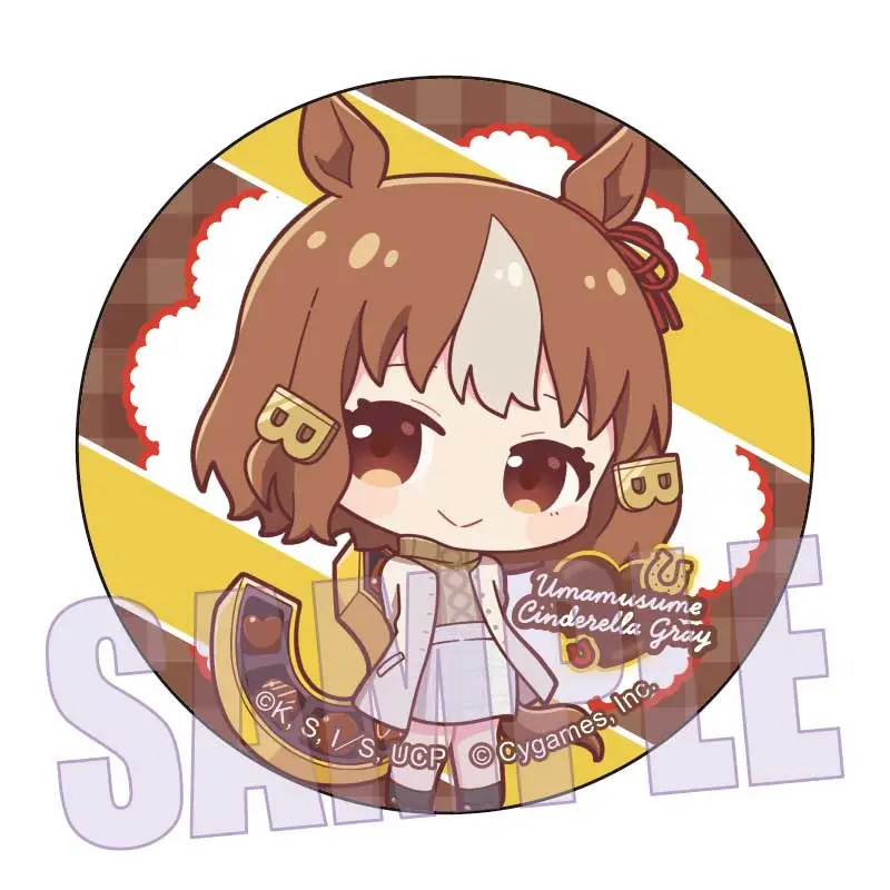 缶バッジ アニメ『ウマ娘 シンデレラグレイ』/ベルノライト(チョコレート)
