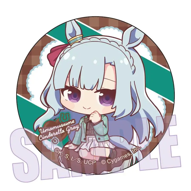 缶バッジ アニメ『ウマ娘 シンデレラグレイ』/メジロアルダン(チョコレート)