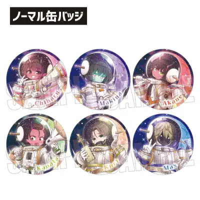 トレーディング缶バッジ アニメ『銀河特急 ミルキー☆サブウェイ』/ユニバース