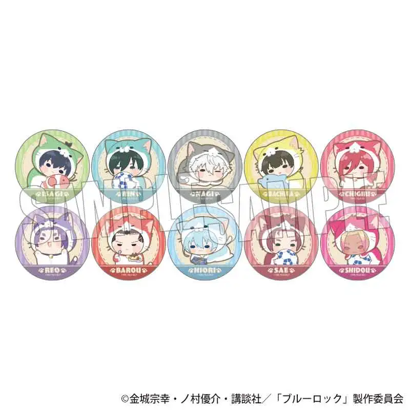 トレーディング缶バッジ ブルーロック/もふまにあ