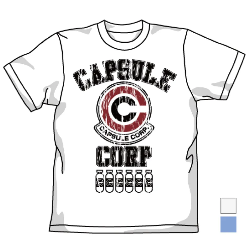 カプセルコーポレーションTシャツ改/WHITE-L