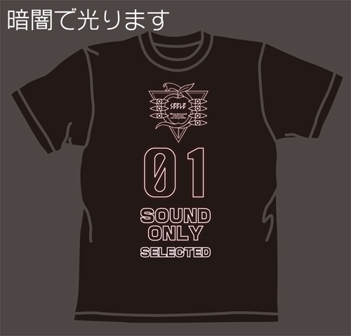 SOUND ONLYTシャツ/BLACK-S 4