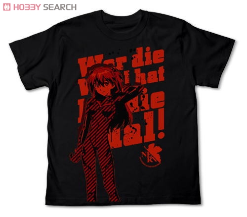 新劇場版アスカTシャツ/BLACK-S 2