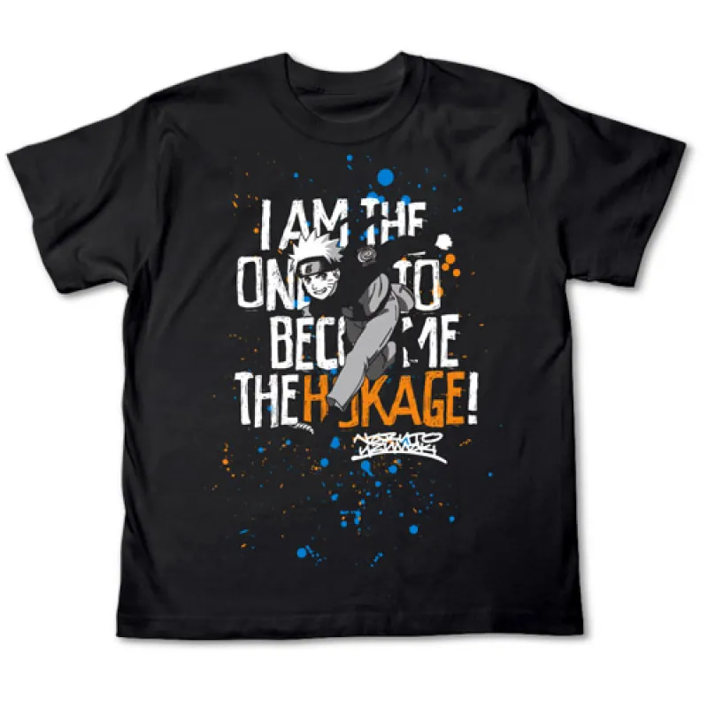 ナルトTシャツ/BLACK-M