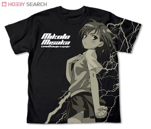 御坂美琴Tシャツ/BLACK-M 2
