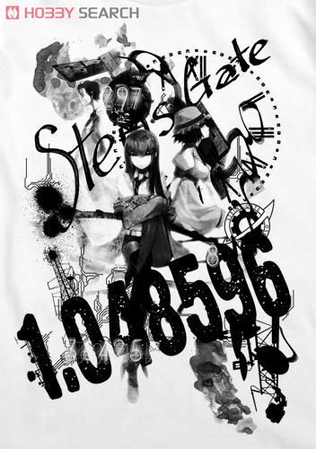 シュタインズ・ゲートコラージュTシャツ/WHITE-S 3