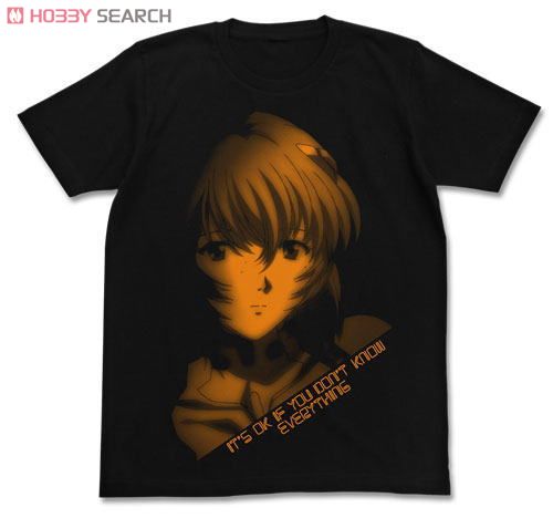 綾波グラフィックTシャツ/BLACK-M 2