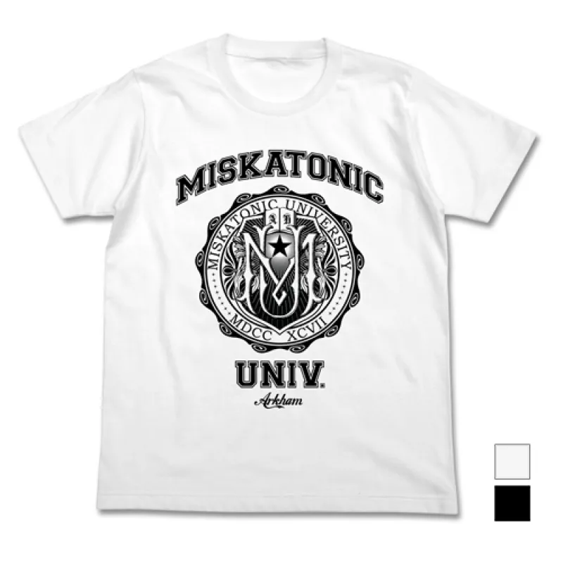 ミスカトニック大学Tシャツ/WHITE-M