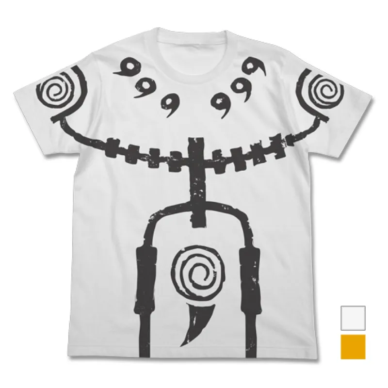 九尾チャクラモードTシャツ/WHITE-XL