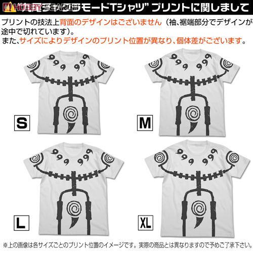 九尾チャクラモードTシャツ/GOLD-L 4