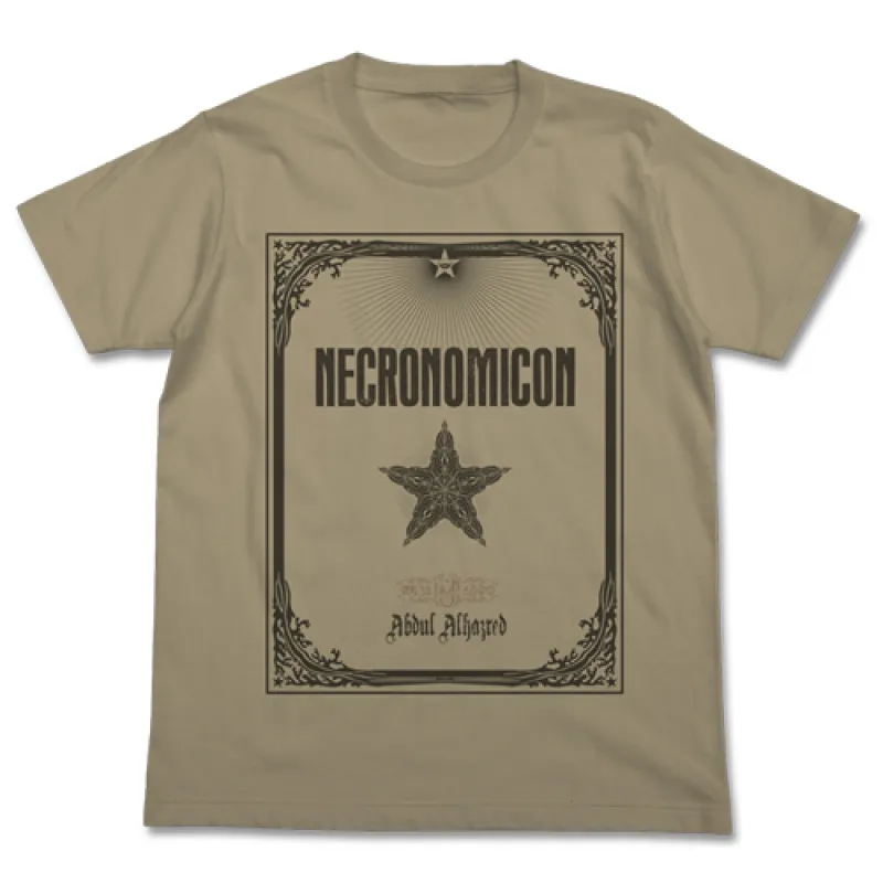 ネクロノミコンTシャツ/SAND KHAKI-L