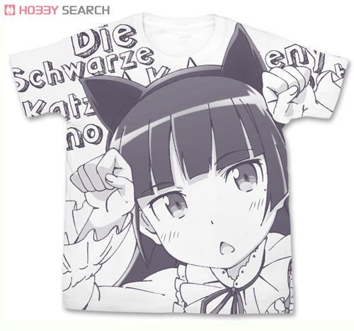 黒猫Tシャツ/WHITE-L 2