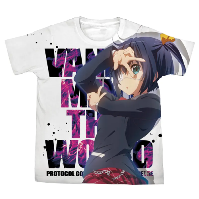 小鳥遊六花フルグラフィックTシャツ/WHITE-L