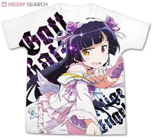 神猫フルグラフィックTシャツ/WHITE-M 2