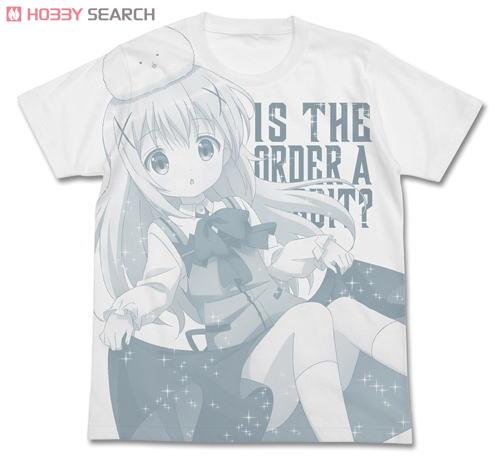 チノ オールプリントTシャツ/WHITE-L