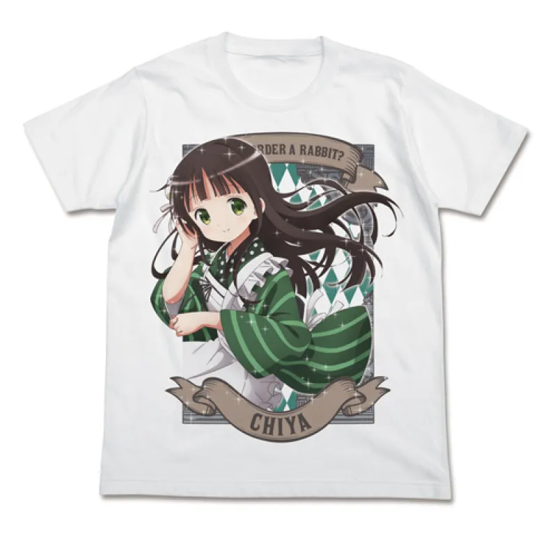 千夜フルカラーTシャツ/WHITE-S