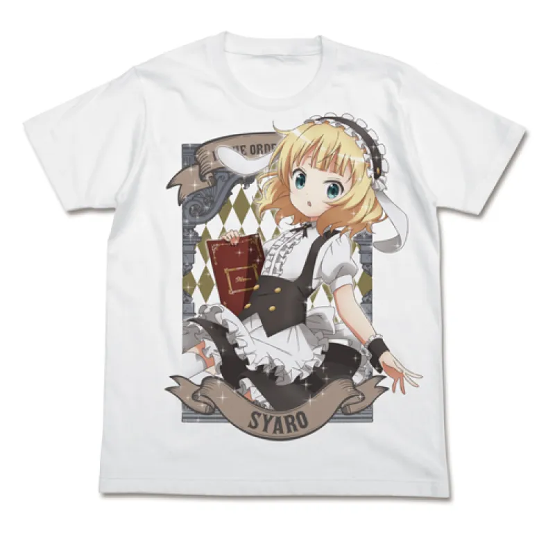 シャロ フルカラーTシャツ/WHITE-L