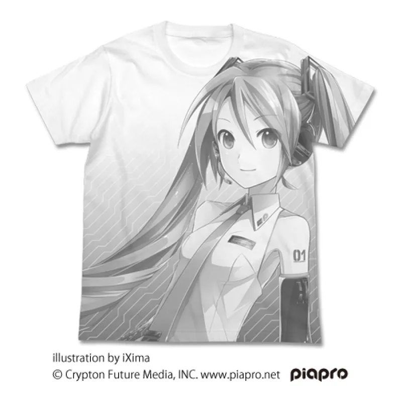 初音ミク V3 Tシャツ ver.2.0/WHITE-XL