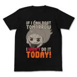 今日はやらないTシャツ/BLACK-S 1