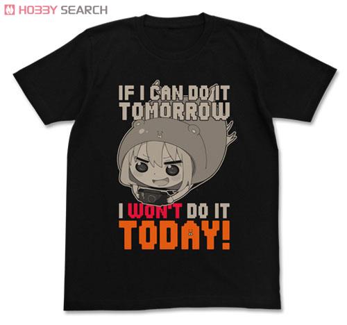 今日はやらないTシャツ/BLACK-L 2