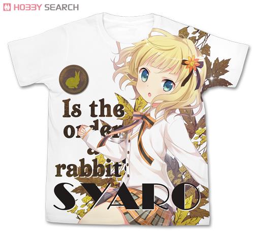 シャロ フルグラフィックTシャツ/WHITE-S