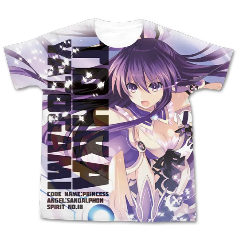 原作版 夜刀神十香フルグラフィックTシャツ/WHITE-S