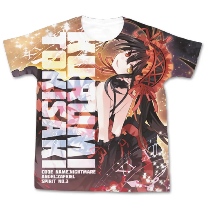 原作版 時崎狂三フルグラフィックTシャツ/WHITE-L