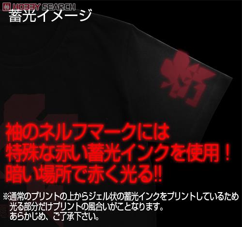 NERV蓄光ロゴTシャツ/BLACK-L 3