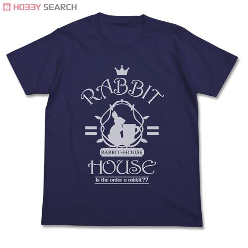 ラビットハウス ドライTシャツ/NAVY-XL 2
