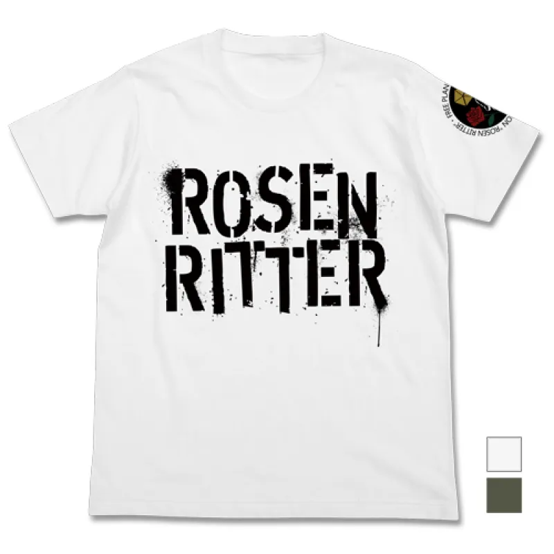 自由惑星同盟 ローゼンリッターTシャツ/WHITE-XL