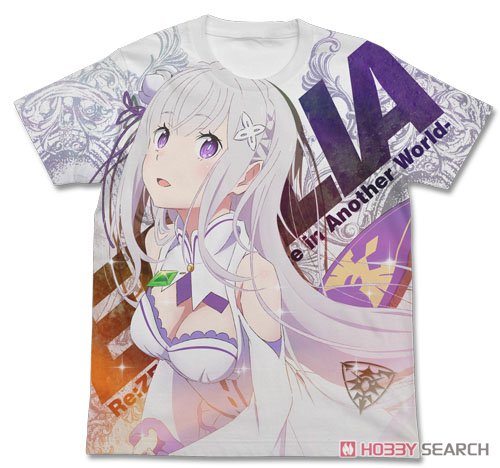 エミリア フルグラフィックTシャツ/WHITE-S 2