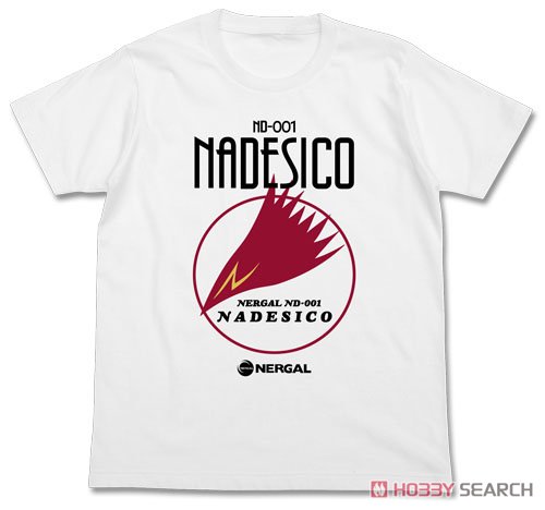 ナデシコロゴ Tシャツ/WHITE-XL
