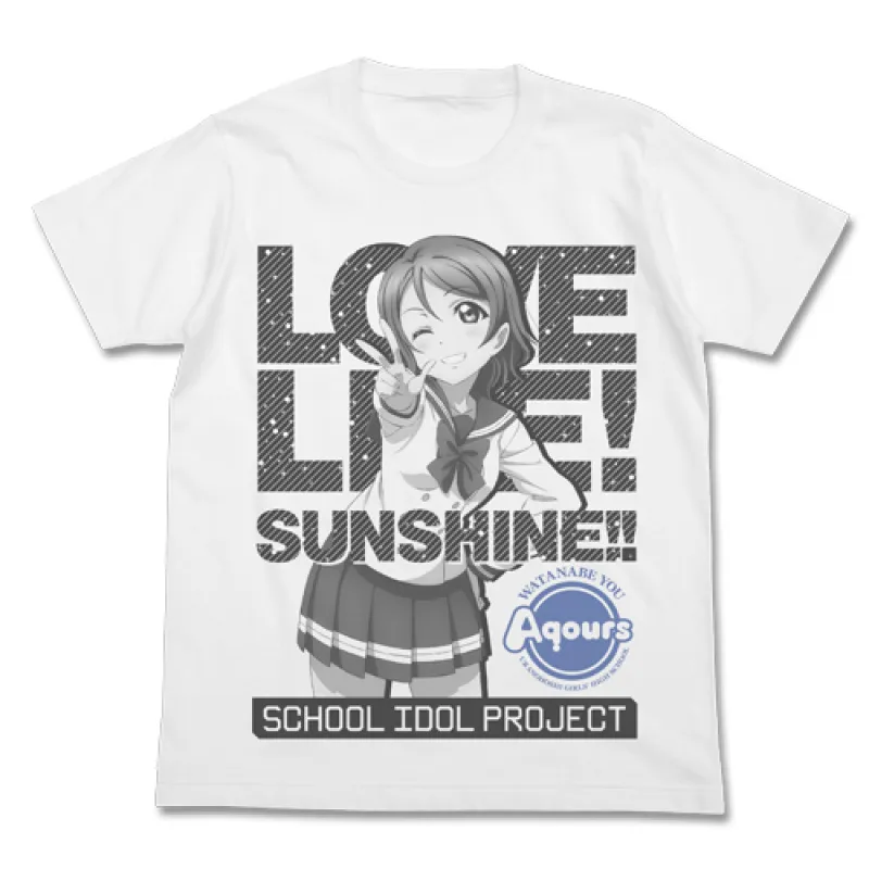 渡辺曜Tシャツ/WHITE-L