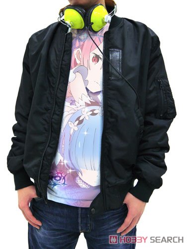 ラム&レム フルグラフィックTシャツ/WHITE-S 3