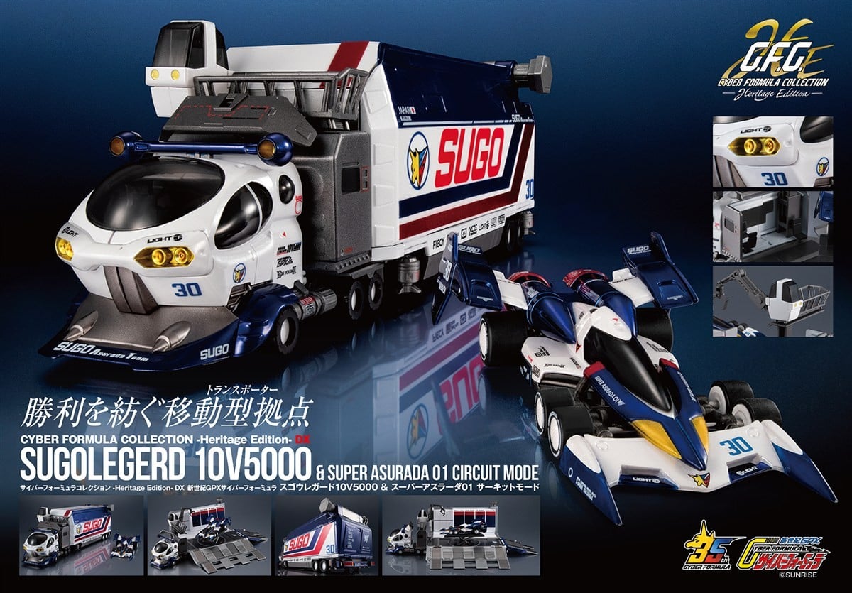 サイバーフォーミュラコレクション -Heritage Edition- DX 新世紀GPXサイバーフォーミュラ スゴウレガード10V5000&スーパーアスラーダ01 サーキットモード 28