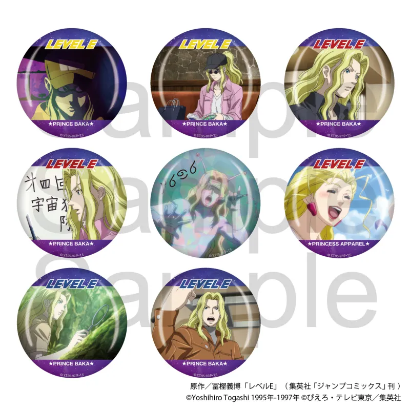 レベルE トレーディングバカ王子缶バッジコレクション 全8種