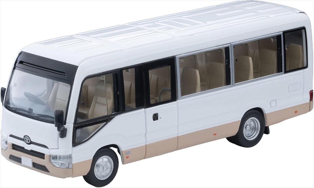 トミカリミテッドヴィンテージネオ LVーN 294d トヨタ コースター LX (白/ベージュ)