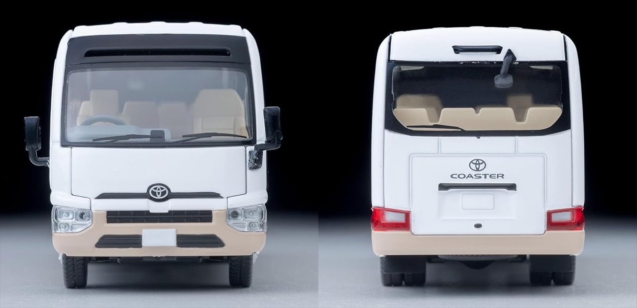 トミカリミテッドヴィンテージネオ LVーN 294d トヨタ コースター LX (白/ベージュ) 4
