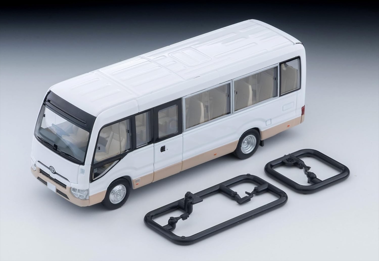 トミカリミテッドヴィンテージネオ LVーN 294d トヨタ コースター LX (白/ベージュ) 6