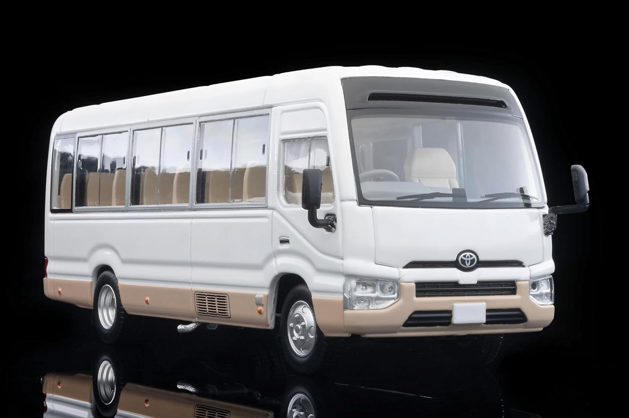 トミカリミテッドヴィンテージネオ LVーN 294d トヨタ コースター LX (白/ベージュ) 7
