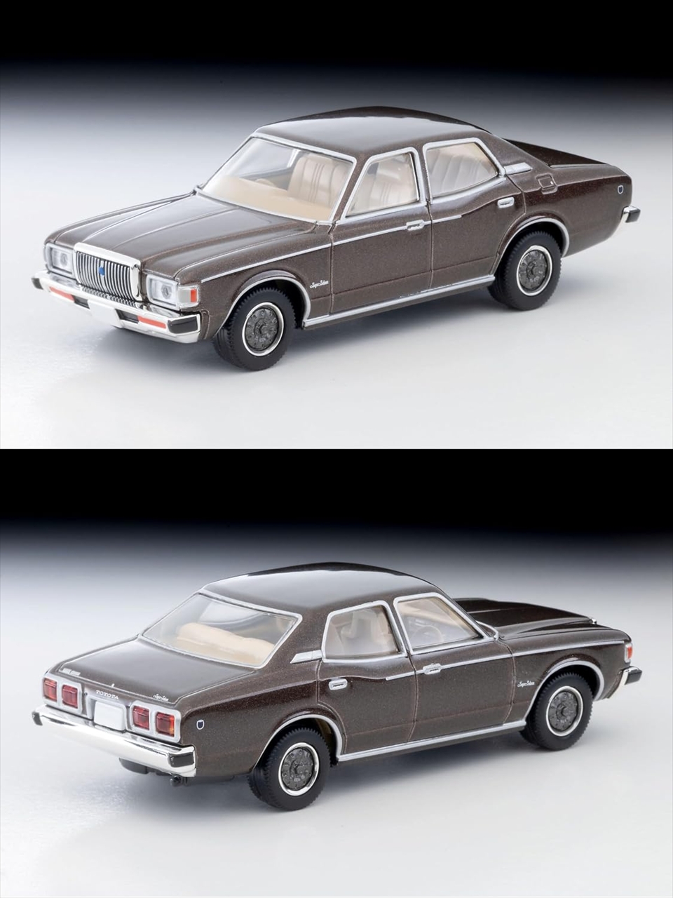 トミカリミテッドヴィンテージネオ LVーN 83c トヨタ クラウン 4ドア ピラードハードトップ 2000 スーパーサルーン エクストラ(茶) 78年式 2
