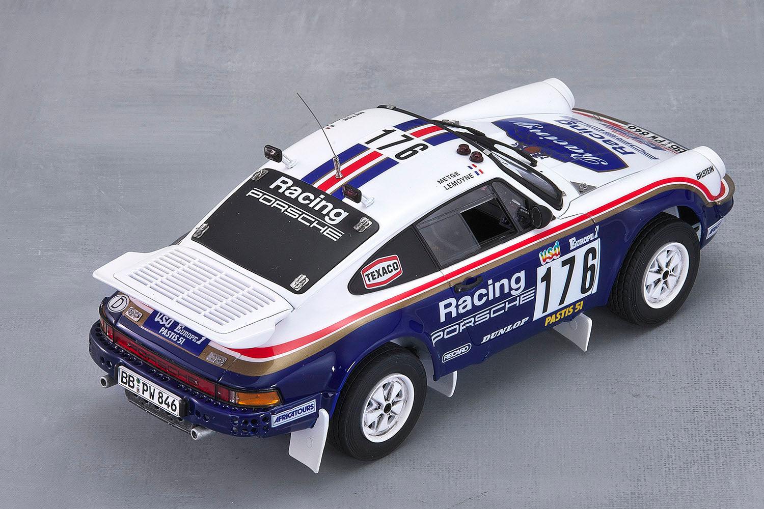プラッツ/BEEMAX 1/24 ポルシェ 911 カレラ 3.2 4×4(タイプ953) 1984 パリ-ダカール ラリー ウィナー プラモデル BX24038 5