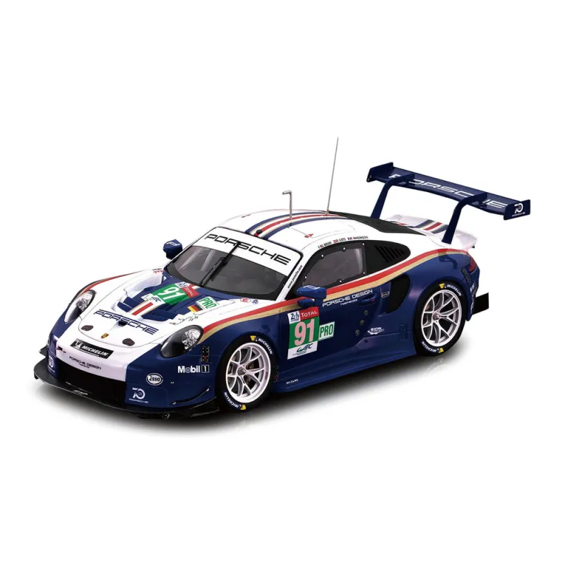 プラッツ/nunu 1/24 ポルシェ 911 (タイプ991) RSR 2018 ル・マン 24時間レース カーナンバー91 プラモデル PN24049