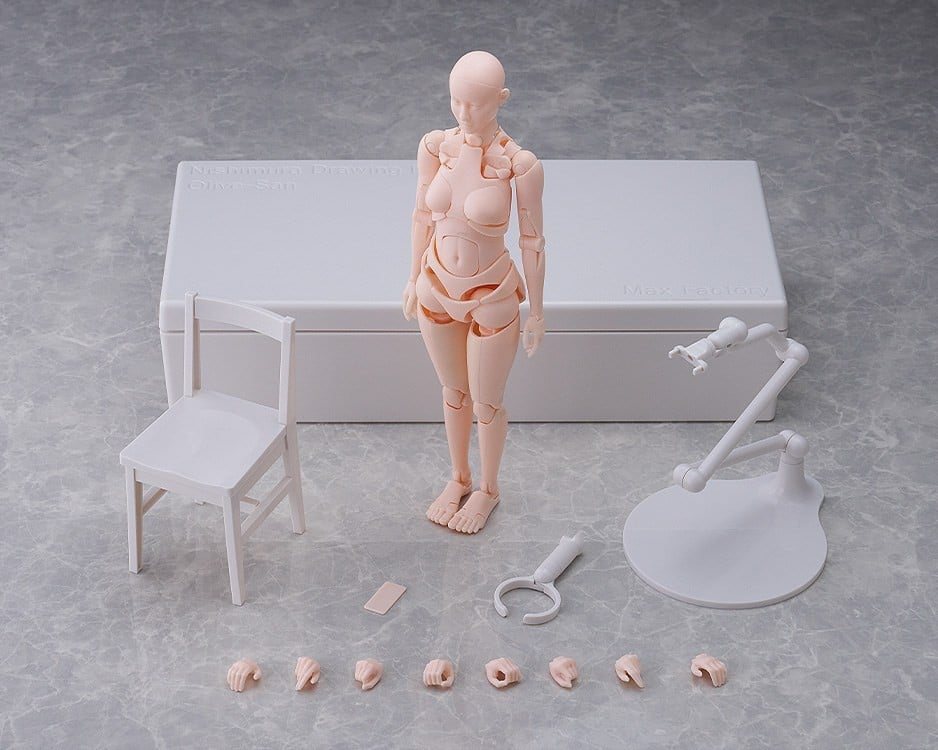 西村式デッサン人形 オリーブさん FLESH 13