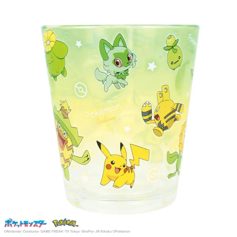 ポケモンドットタンブラー　グラデーショングリーン＆イエロー