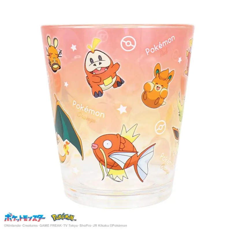 ポケモンドットタンブラー　グラデーションレッド＆オレンジ
