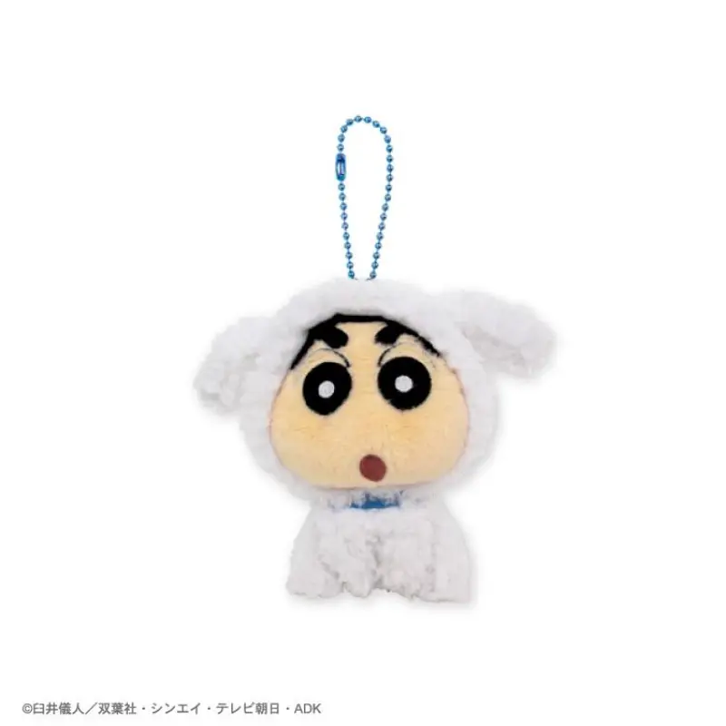 クレヨンしんちゃんぬいぐるみマスコット　シロしんちゃん++